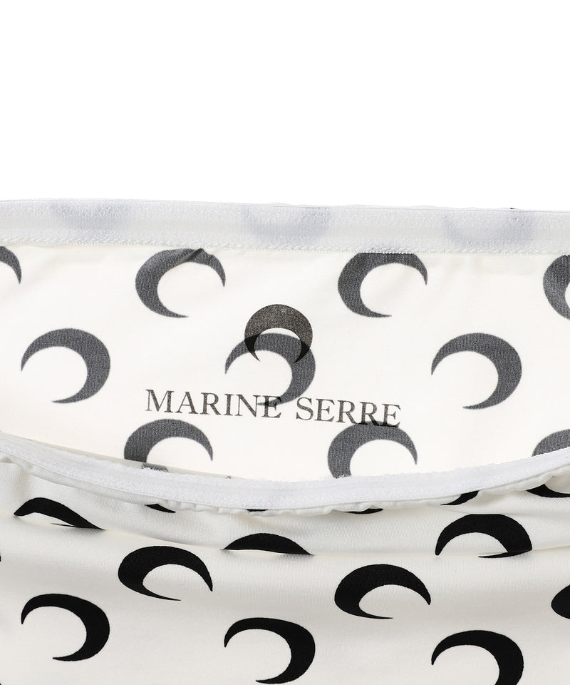 Moon Printed Jersey Second Skin Tube Top-Marine Serre-Forget-me-nots Online Store