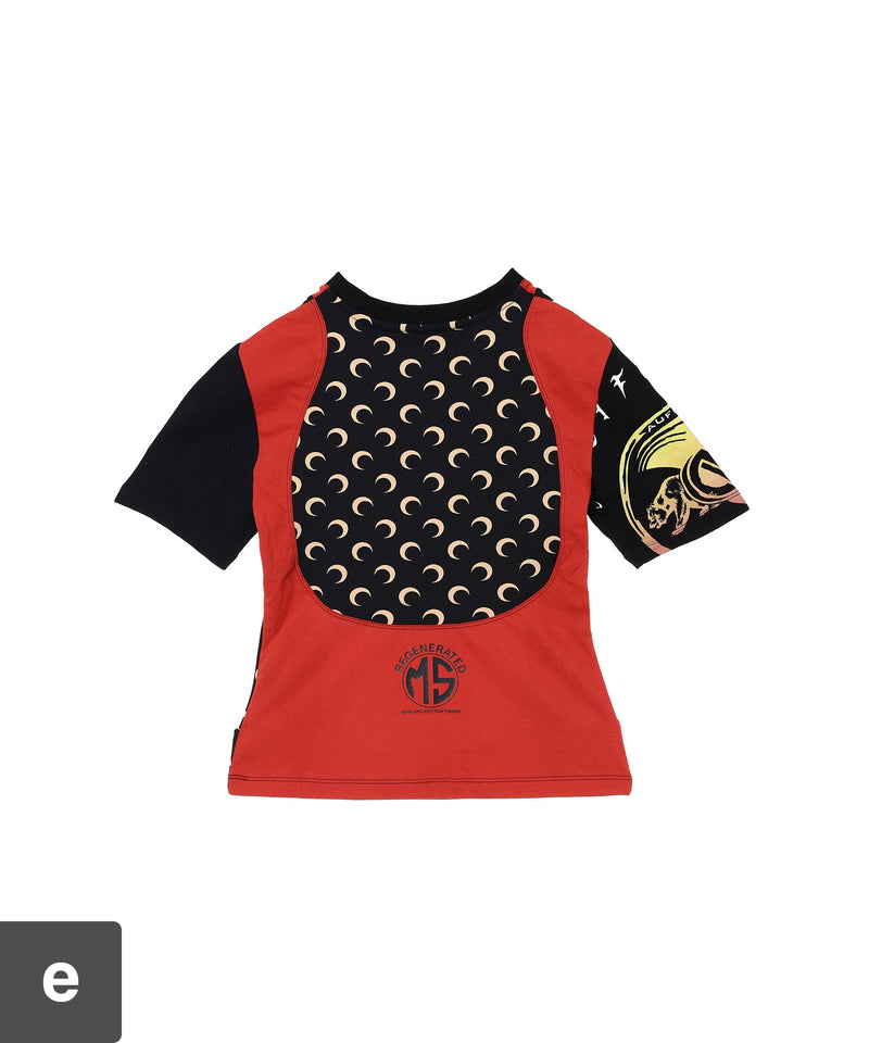 Regenerated Graphic T-Shirt Baby Fit T-Shirt-Marine Serre-Forget-me-nots Online Store