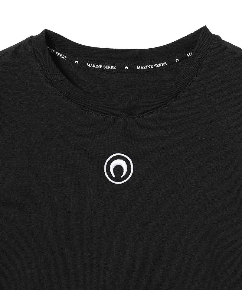 Moon Logo Jersey Baby Fit T-Shirt-Marine Serre-Forget-me-nots Online Store