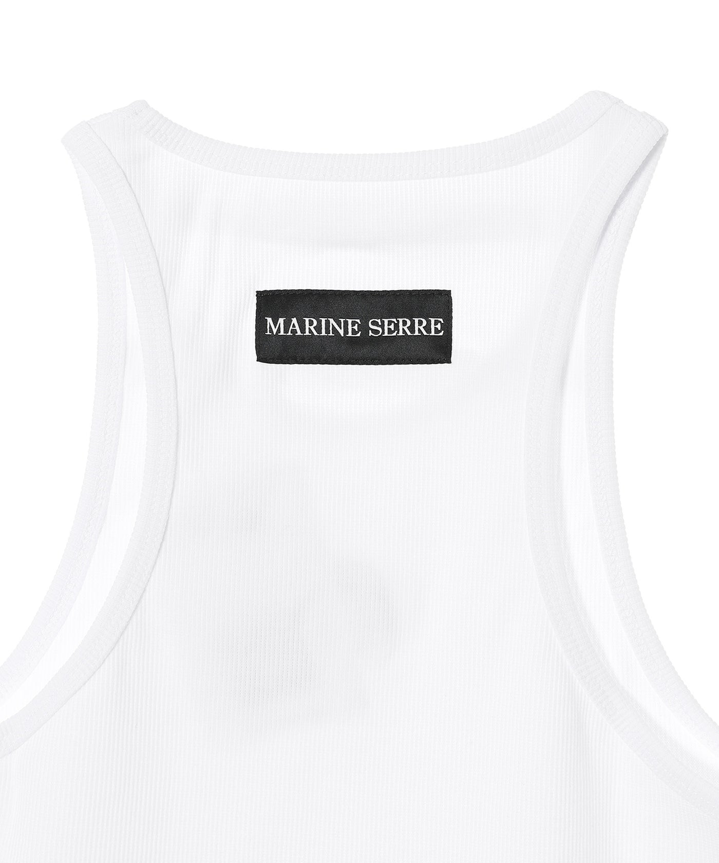 マリーン セル(Marine Serre)｜Moon Logo Ribbed Jersey Tank