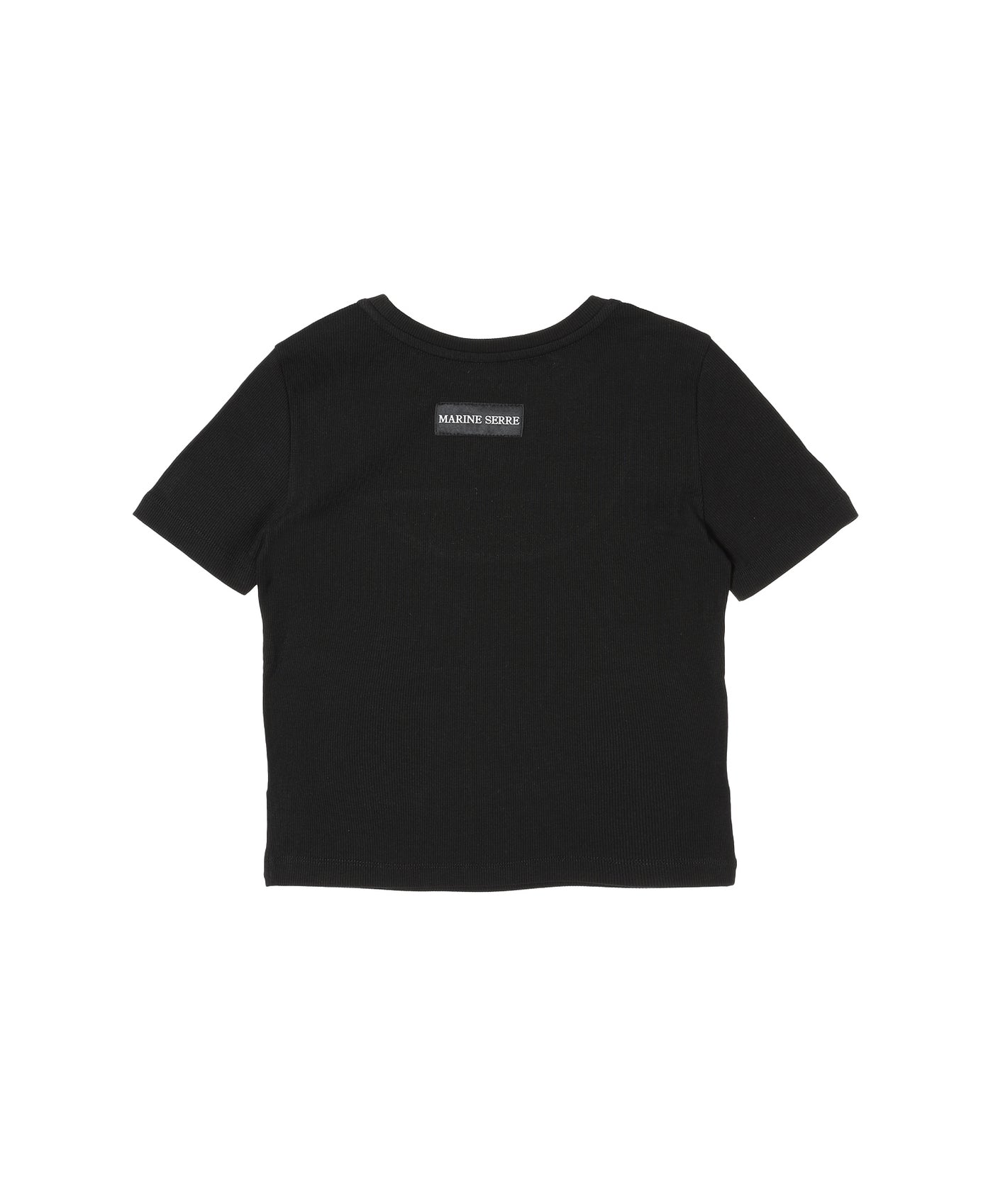MARINE SERRE マリーンセル ロゴ クロップド Tシャツ (MARINE