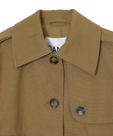 Workwear Canvas Short Peplum Jacket
