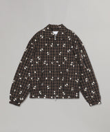 Yarn Dyed Check Flower Bomber