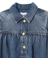 Light Weight Denim Top-GANNI-Forget-me-nots Online Store