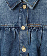 Light Weight Denim Top-GANNI-Forget-me-nots Online Store