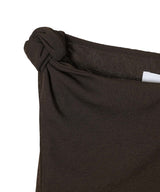 Marl Mesh Tie Knot Tank Top-GANNI-Forget-me-nots Online Store