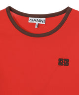 Soft Cotton Rib Ls-GANNI-Forget-me-nots Online Store
