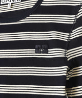 Soft Cotton Stripe Rib Longsleeve-GANNI-Forget-me-nots Online Store