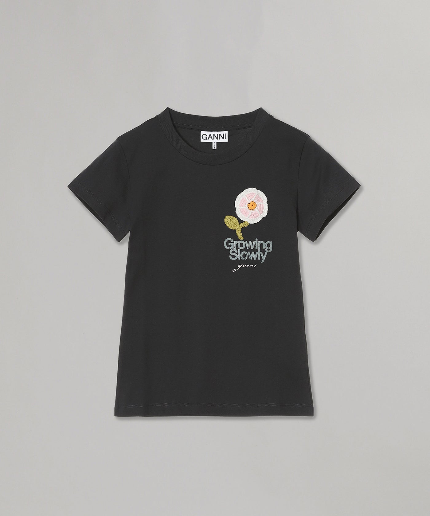Basic Cotton Jersey Baby Fit Crochet Patch｜ガニー(GANNI)｜Forget