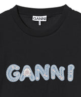 Basic Cotton Jersey Baby Fit Ganni-GANNI-Forget-me-nots Online Store