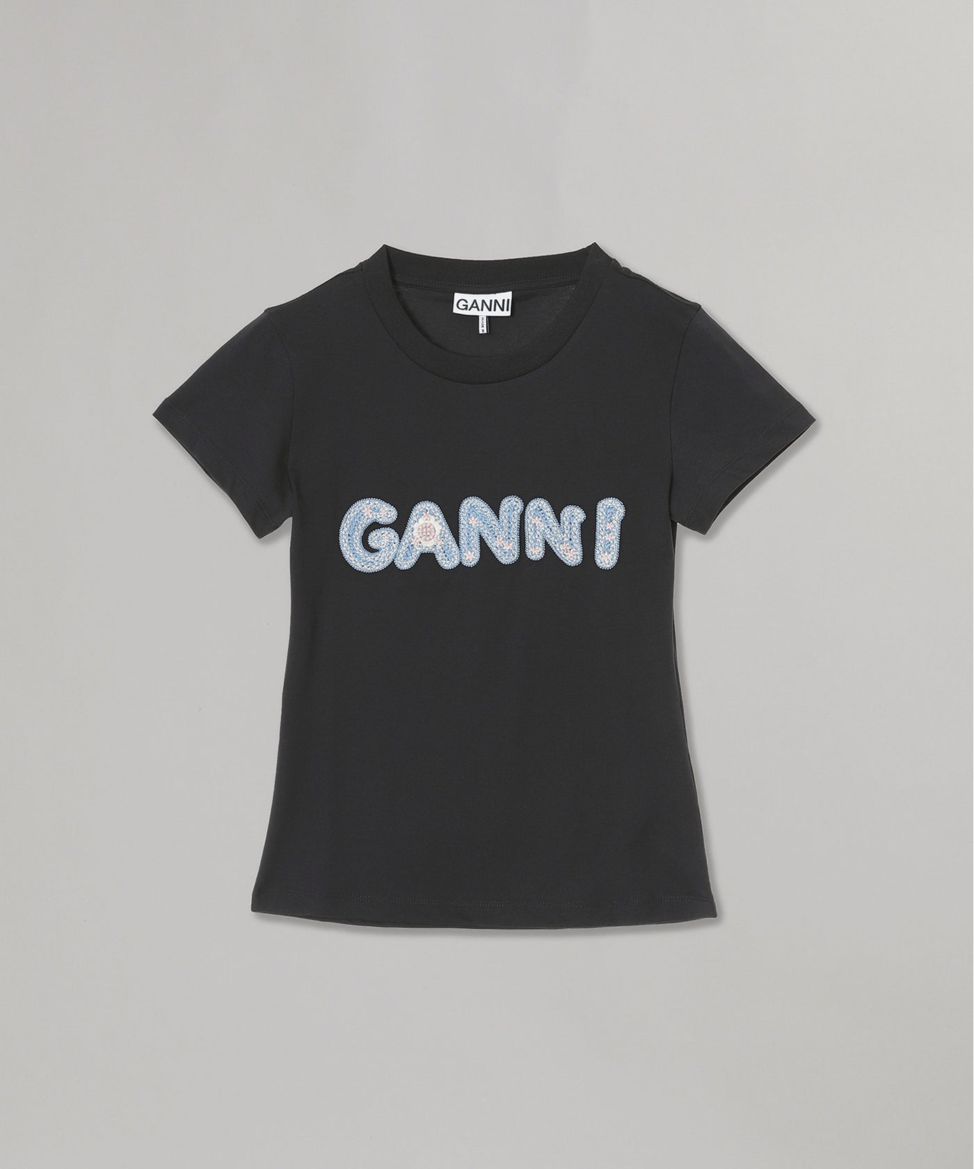 Basic Cotton Jersey Baby Fit Ganni｜ガニー(GANNI)｜Forget-me-nots