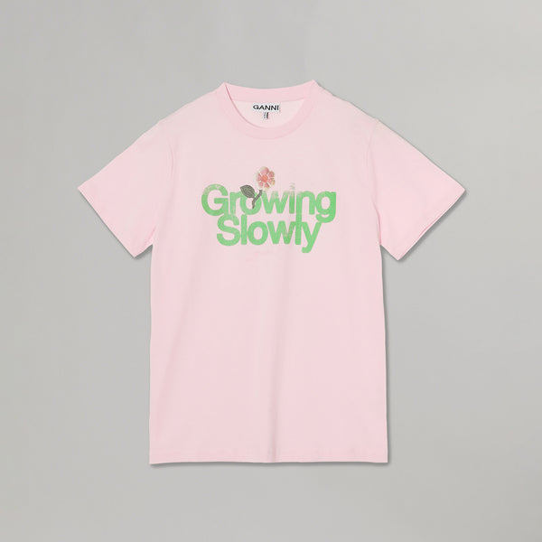 Basic Cotton Jersey Growing Slowly｜ガニー(GANNI)｜Forget-me-nots