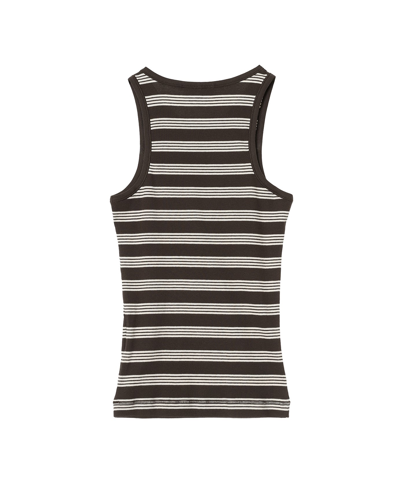 Soft Cotton Rib Tank Top Stripe｜ガニー(GANNI)｜Forget-me-nots