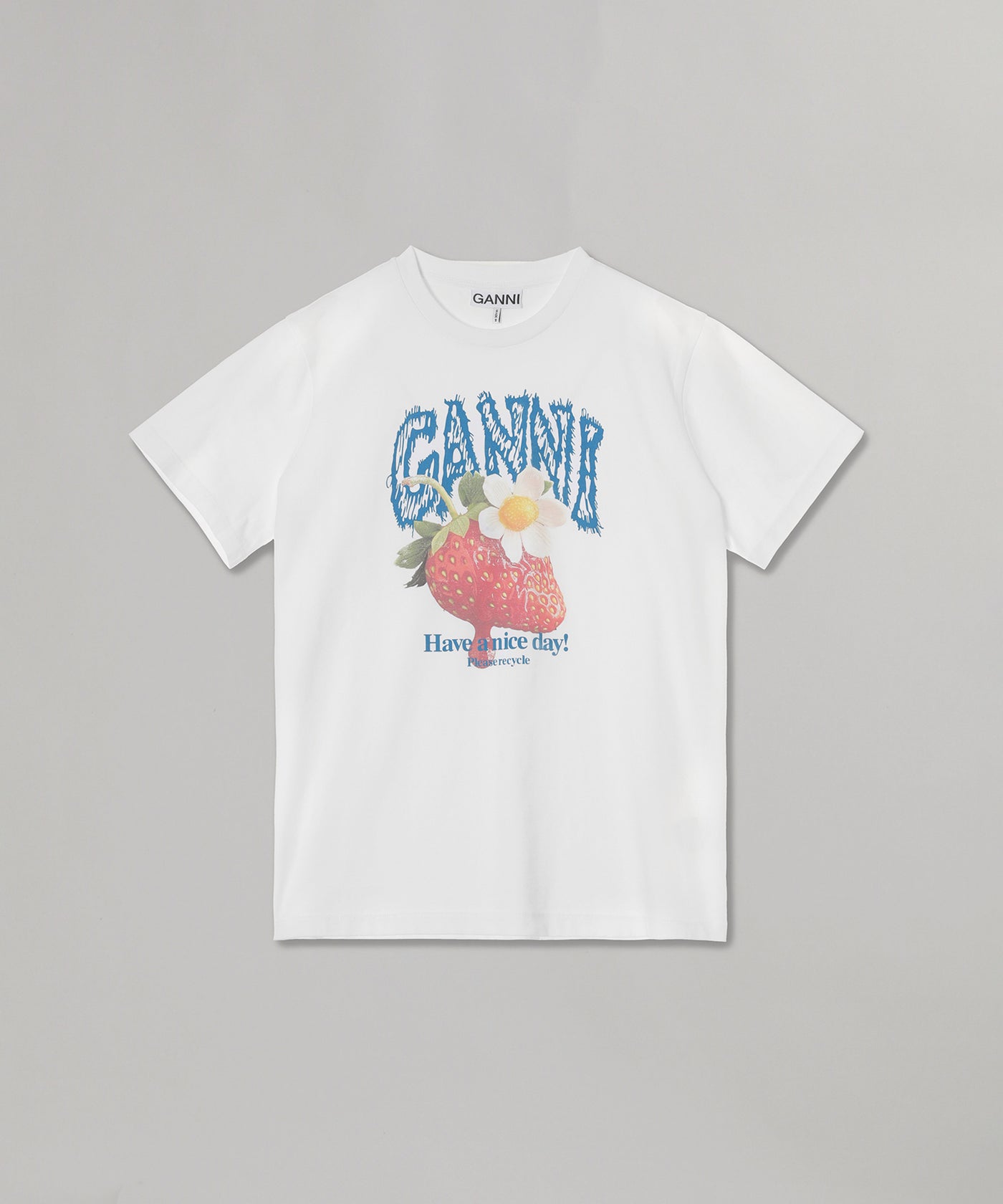 Basic Cotton Jersey Strawberry｜ガニー(GANNI)｜Forget-me-nots