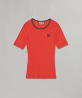Soft Cotton Rib Tee-GANNI-Forget-me-nots Online Store