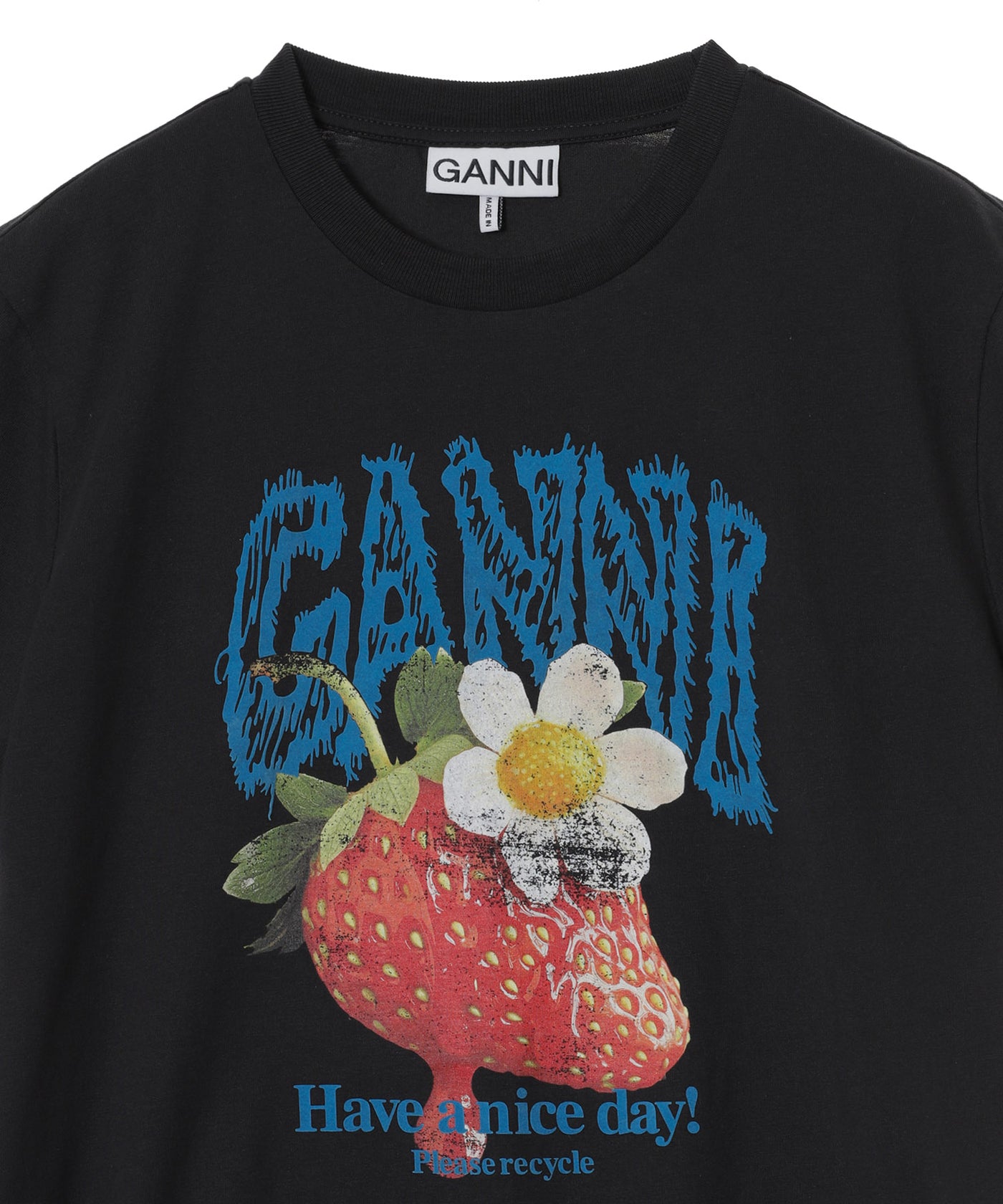 2.75万 タグ付エディットフォールル GANNI cotton JerseyT GANNI