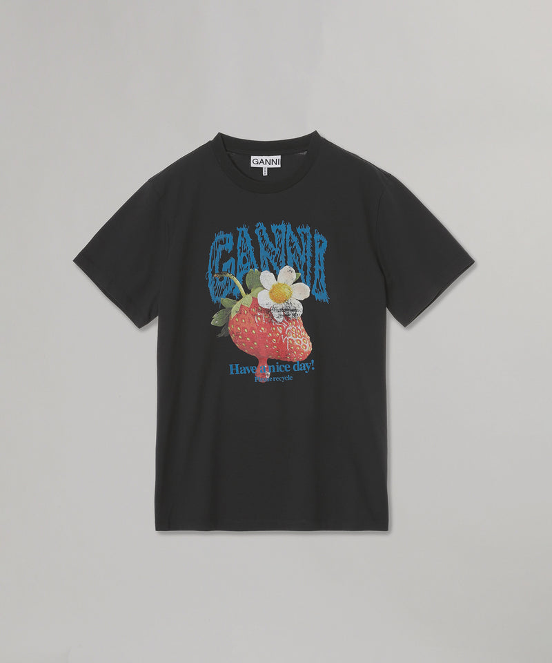 Basic Cotton Jersey Strawberry｜ガニー(GANNI)｜Forget-me-nots