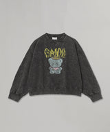 Isoli Crewneck Washed Effect-GANNI-Forget-me-nots Online Store
