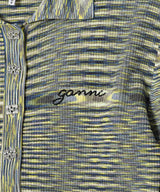 Spacedyed Knit Polo-GANNI-Forget-me-nots Online Store