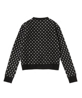 Heavy Brushed Alpaca Graphic Cardigan