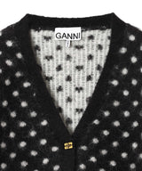 Heavy Brushed Alpaca Graphic Cardigan