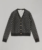 Heavy Brushed Alpaca Graphic Cardigan