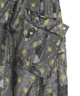 Printed Flyweight Nylon Relaxed Elastic Pants-GANNI-Forget-me-nots Online Store
