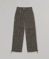 Stretch Cotton Pocket Cargo Pants Printed