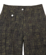 Stretch Cotton Pocket Cargo Pants Printed