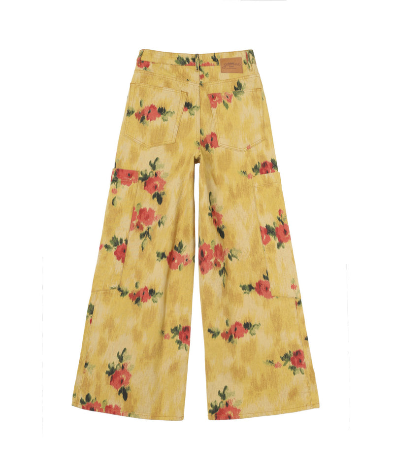 Print Denim Baggy Cargo Jeans｜ガニー(GANNI)｜Forget-me-nots 