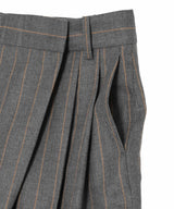 Wool Stripe Wrap Shorts-GANNI-Forget-me-nots Online Store