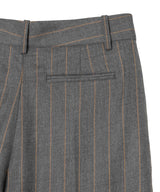 Wool Stripe Wrap Shorts-GANNI-Forget-me-nots Online Store