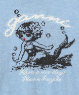 Graphic Wool Sweater Mermaid
