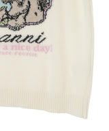 Graphic Wool Sweater Horse-GANNI-Forget-me-nots Online Store