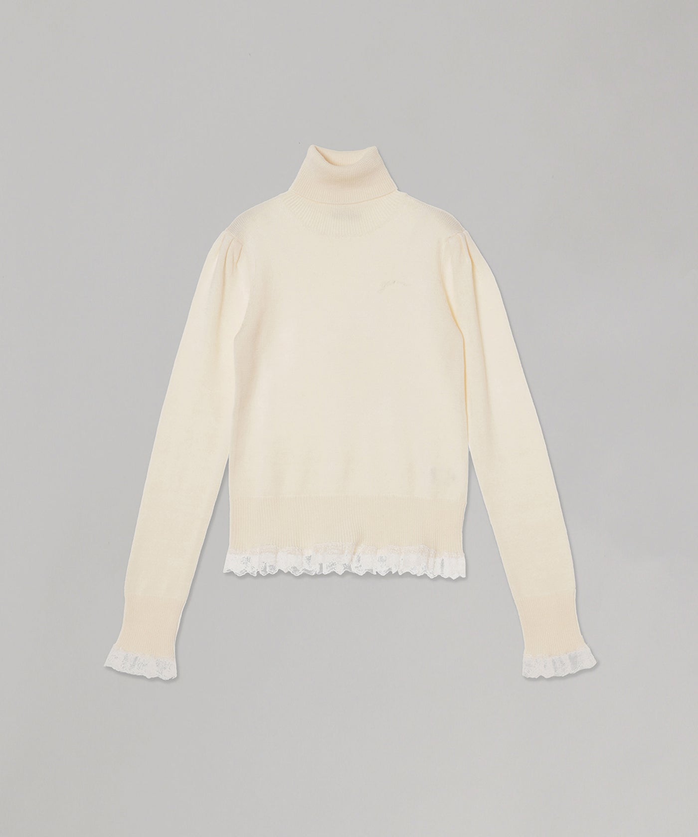 Merino Turtleneck W Lace Details｜ガニー(GANNI)｜Forget-me-nots