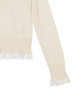 Merino Turtleneck W Lace Details