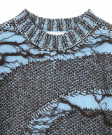 Rust Float Stitch Knitted Sweater