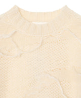 Rust Float Stitch Knitted Sweater