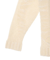 Rust Float Stitch Knitted Sweater