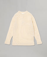 Rust Float Stitch Knitted Sweater