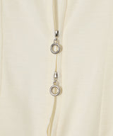 Aerial Smocked Zip-Up Cardigan