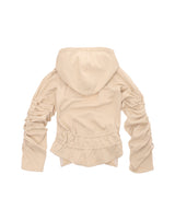 Gladia Gathered Wrap Hoodie