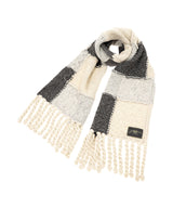 Wool Cotton Mix Knit Scarf-GANNI-Forget-me-nots Online Store