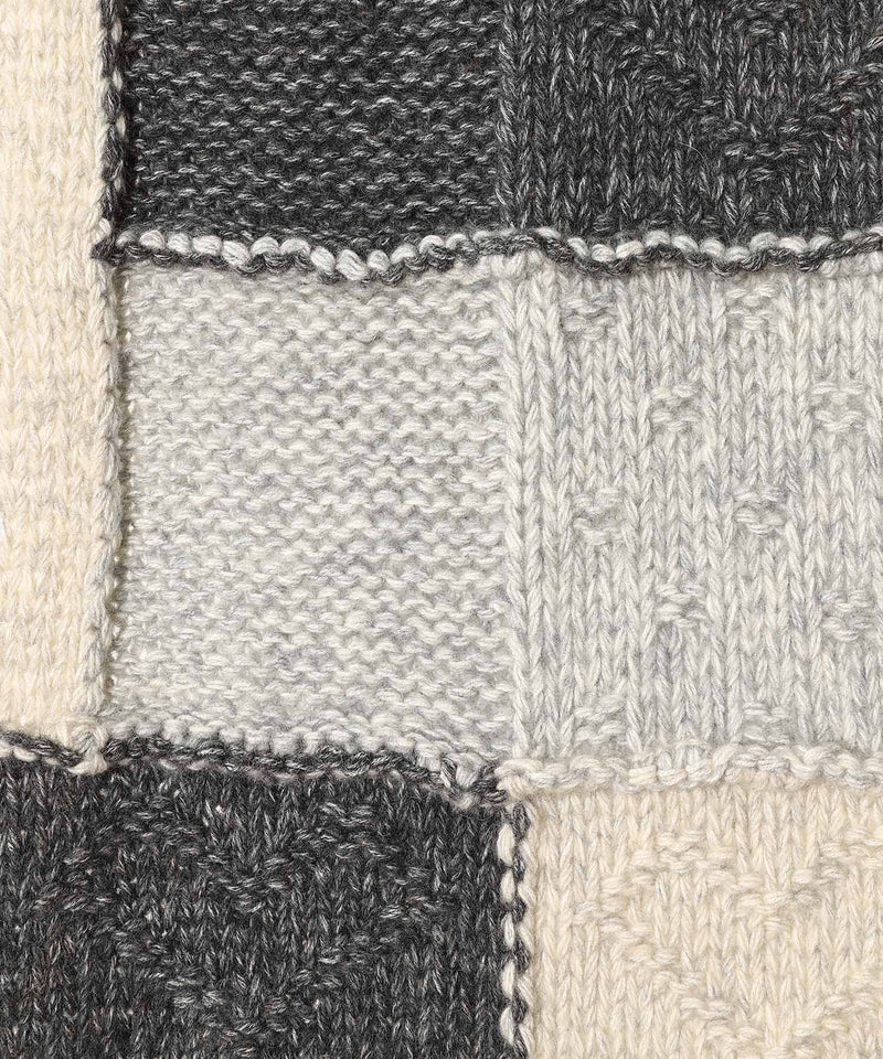 Wool Cotton Mix Knit Scarf-GANNI-Forget-me-nots Online Store