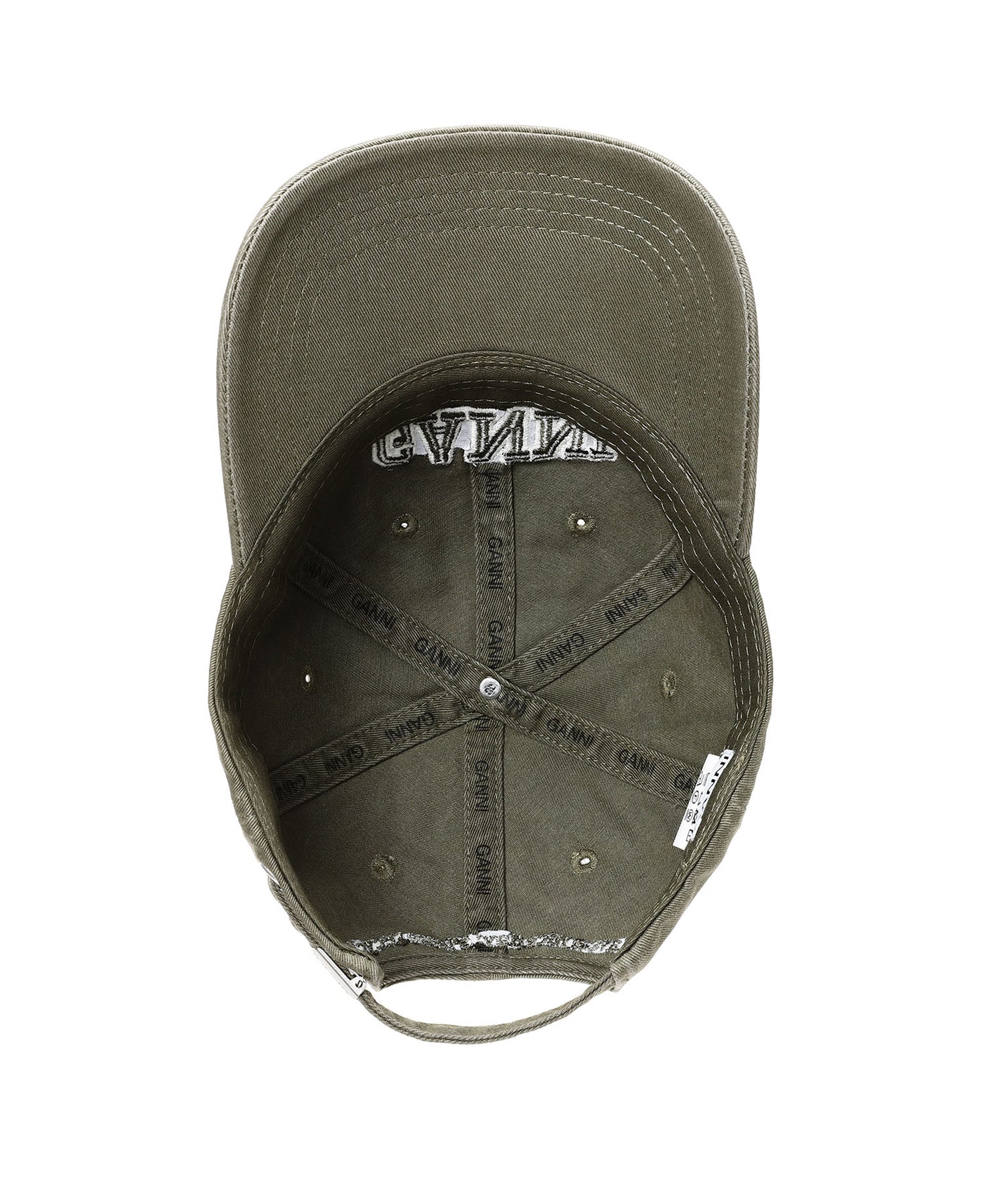 ガニー(GANNI)｜Washed Cotton Canvas Cap Emb｜Forget-me-nots Online