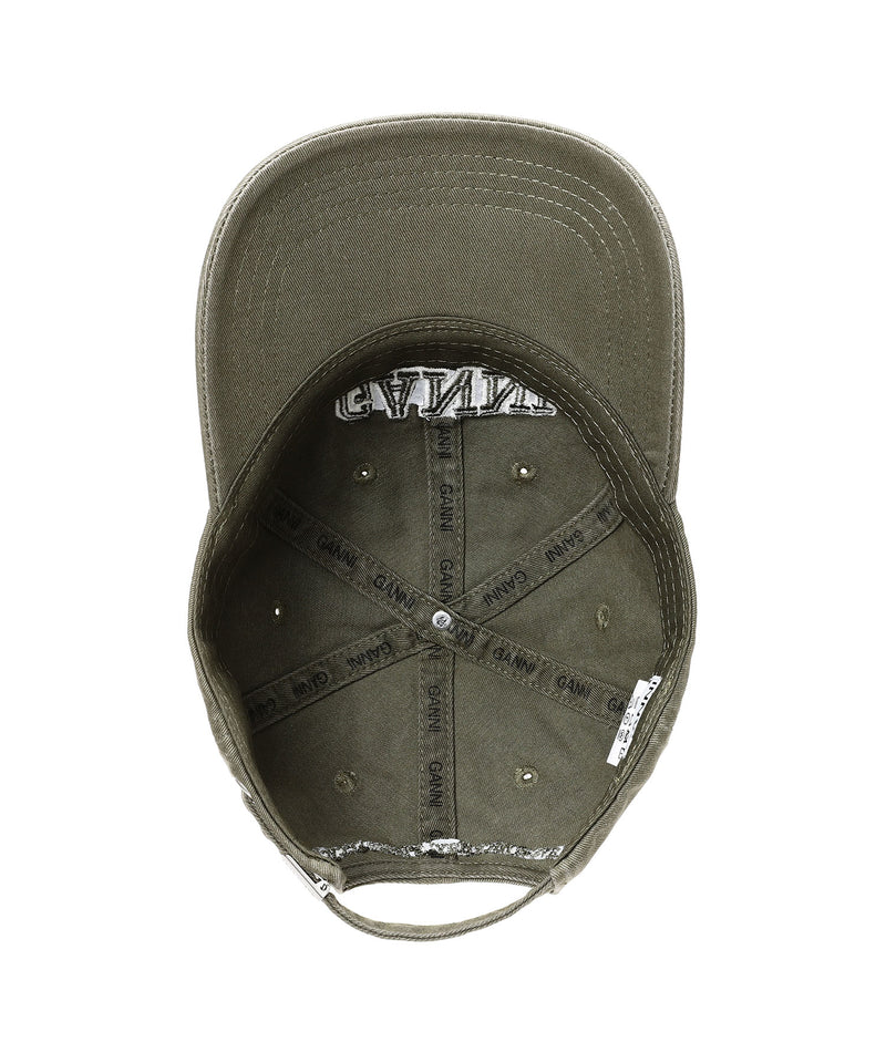 Washed Cotton Canvas Cap Emb｜ガニー(GANNI)｜Forget-me-nots Online