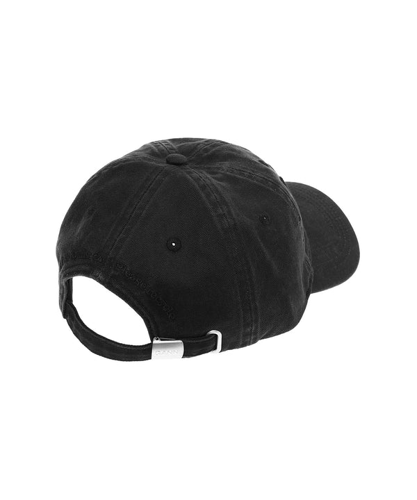 Washed Cotton Canvas Cap Emb-GANNI-Forget-me-nots Online Store