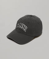 Washed Cotton Canvas Cap Emb-GANNI-Forget-me-nots Online Store