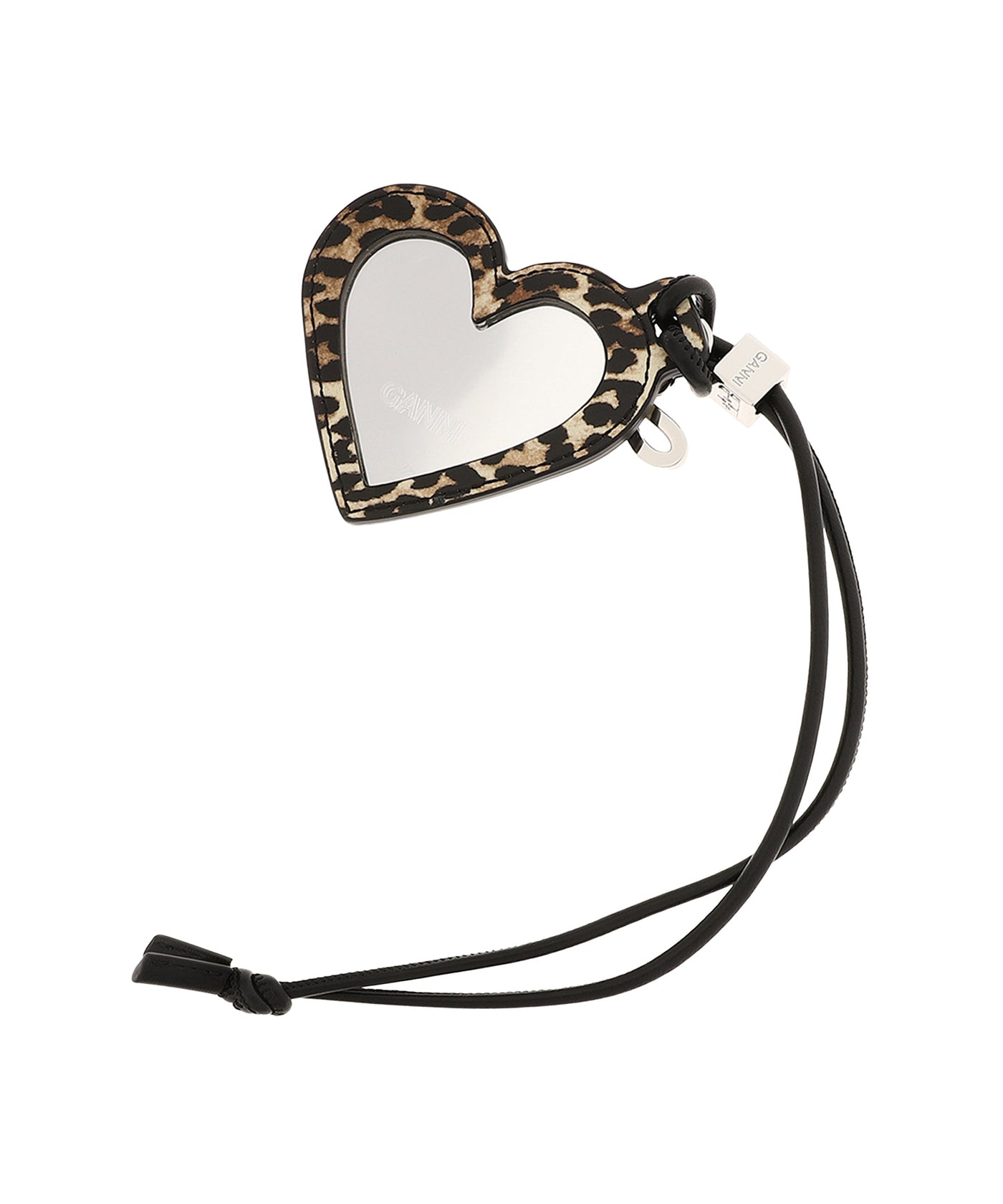 GANNI BOU ハートミラーキーリング ガニー(GANNI)｜Ganni Bou Heart Mirror Print - 252254413041