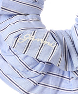 Stripe Cotton Scrunchie-GANNI-Forget-me-nots Online Store